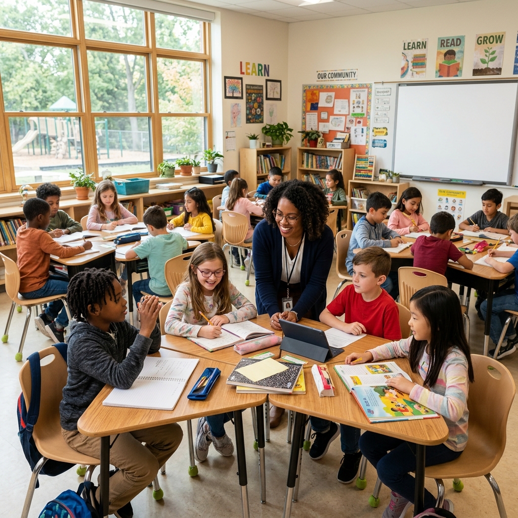 Students in Classroom